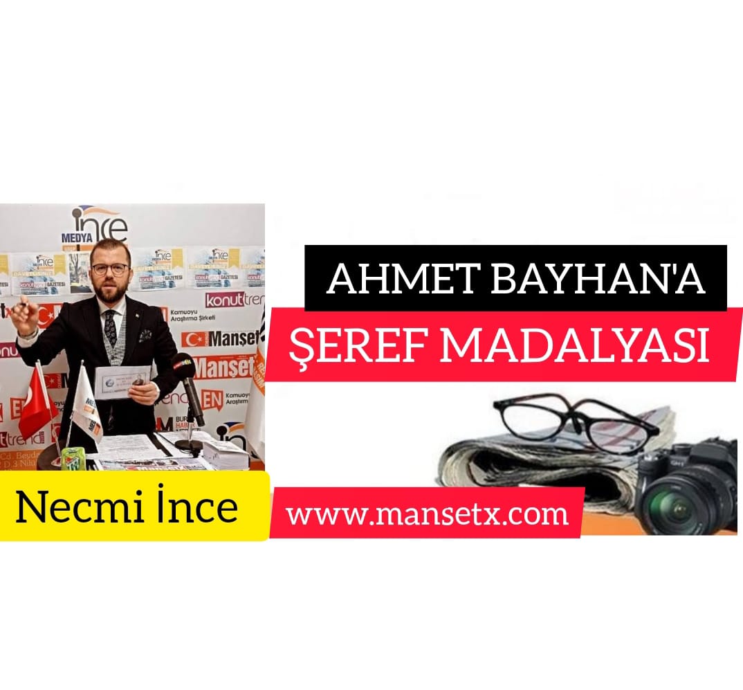 AHMET BAYHAN'A ŞEREF MADALYASI