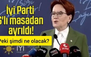 İYİ PARTİ GENEL BAŞKANI MERAL AKŞENER 6 MASADAN NEDEN AYRILDI VE PEKİ ŞİMDİ NE OLACAK