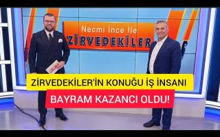 KRT'DE NECMİ İNCE İLE ZİRVEDEKİLER KONUĞU İŞ İNSANI BAYRAM KAZANCI OLDU!