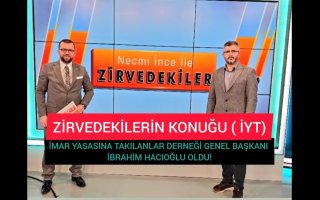 ZİRVEDEKİLER programının bu haftaki konuğu İBRAHİM HACIOĞLU oldu!